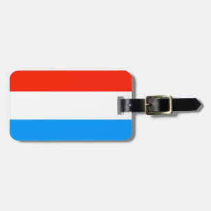 Luxemburg flagga bagagebricka