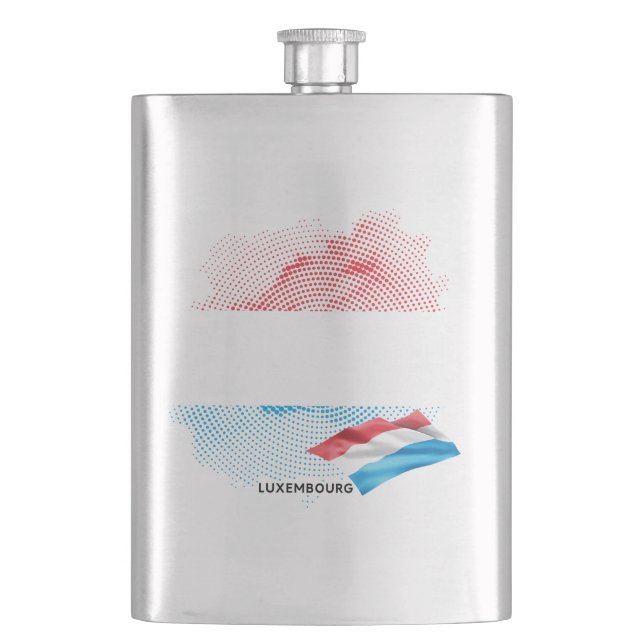 Luxemburg flagga fickplunta (Framsidan)
