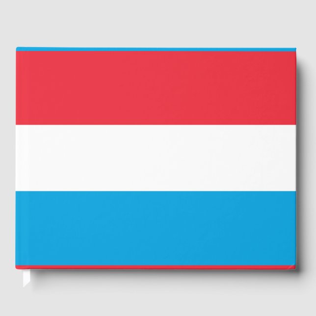 Luxemburg flagga gästböcker (Framsida)
