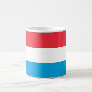 Luxemburg - flagga - kaffemugg