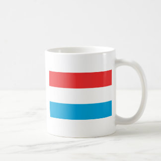 Luxemburg Flagga Kaffemugg