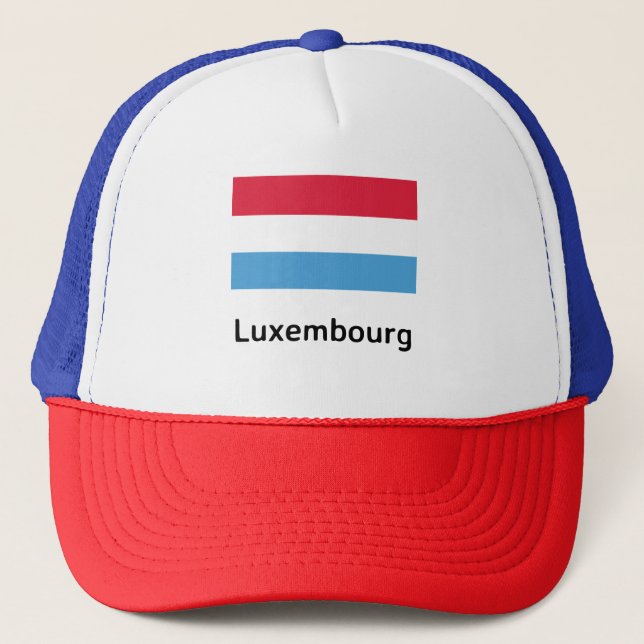 Luxemburg Flagga Keps (Framsida)