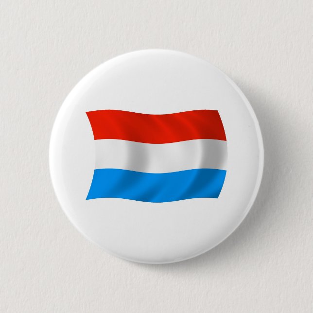 Luxemburg Flagga Knapp (Framsida)