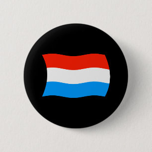 Luxemburg Flagga Knapp
