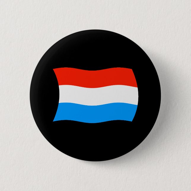 Luxemburg Flagga Knapp (Framsida)