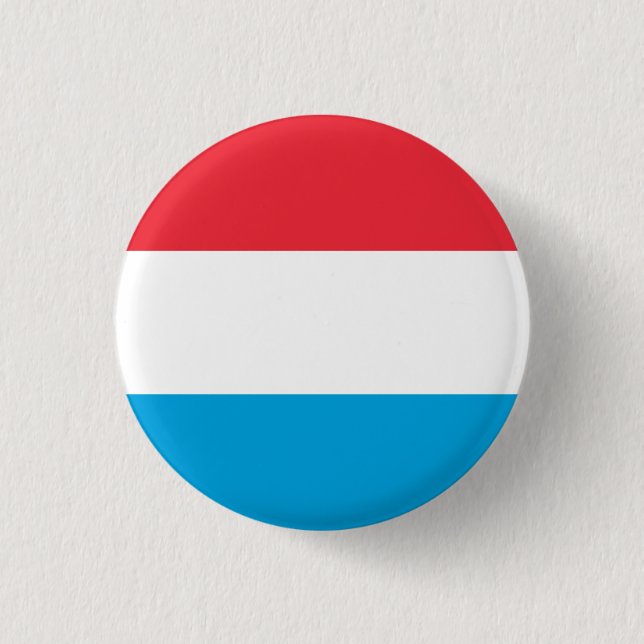 Luxemburg-Flagga Knapp (Framsida)