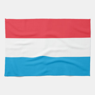 Luxemburg flagga kökshandduk