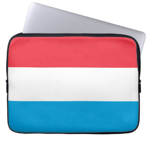 Luxemburg flagga laptop fodral