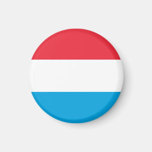 Luxemburg flagga magnet