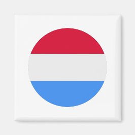 Luxemburg Flagga Magnet