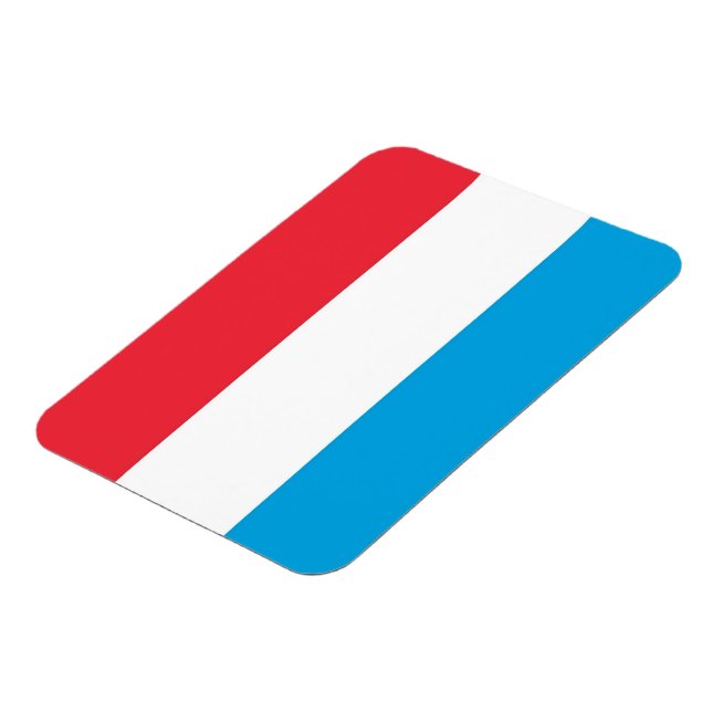 Luxemburg - flagga - magnet (Vänstra Sidan)