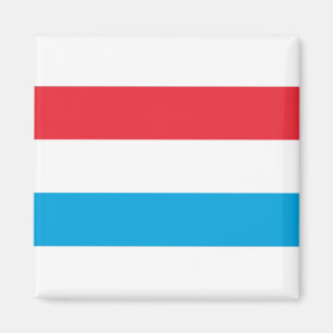 Luxemburg Flagga Magnet