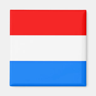 Luxemburg flagga magnet