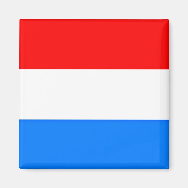 Luxemburg flagga magnet (Framsidan)