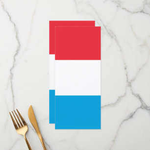 Luxemburg flagga meny