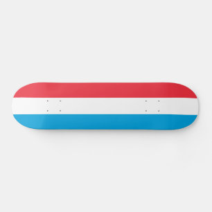 Luxemburg Flagga Mini Skateboard Bräda 18,5 Cm