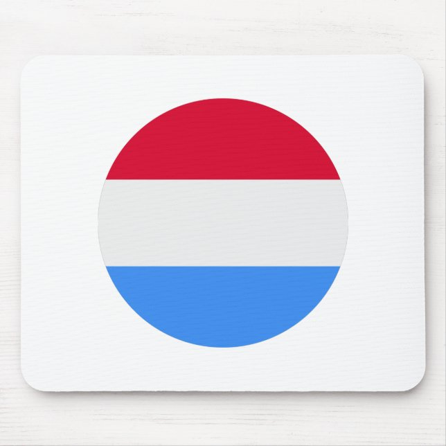 Luxemburg Flagga Musmatta (Framsidan)