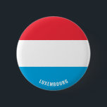 Luxemburg Flagga Patriotic Knapp<br><div class="desc">Luxemburgs Flagga Patriotic Button med den luxemburgska flagga tryckt över hela knappen. Land namn är delvis integrerat i utformningen på grund. Anpassadet är helt och hållet "Anpassa den!" ingår. Denna vackra luxemburgska knapp är snyggtens gåva till alla tillfälle. © 20210000000000000</div>