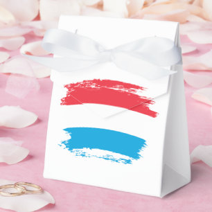 Luxemburg flagga presentaskar