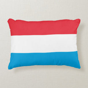 Luxemburg flagga prydnadskudde