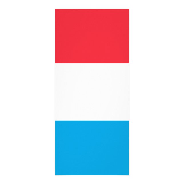 Luxemburg flagga reklamkort (Framsidan)