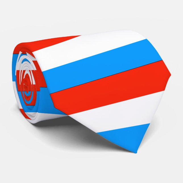 Luxemburg flagga slips (Rullad)