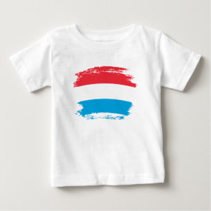 Luxemburg flagga t shirt