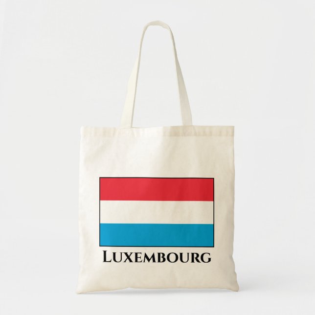 Luxemburg Flagga Tygkasse (Framsidan)