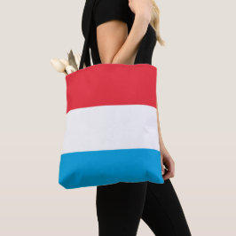 Luxemburg flagga tygkasse