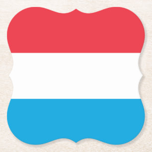 Luxemburg-Flagga Underlägg Papper