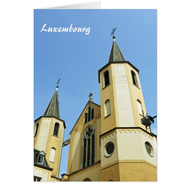 Luxemburg Hälsningskort (Framsidan)