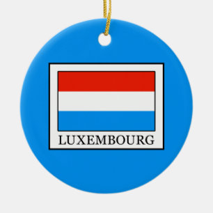 Luxemburg Julgransprydnad Keramik