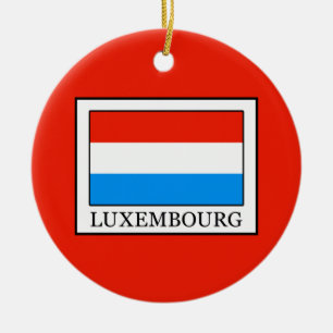 Luxemburg Julgransprydnad Keramik