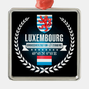 Luxemburg Julgransprydnad Metall