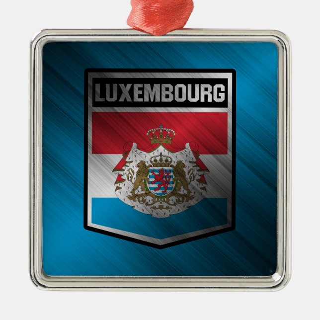 Luxemburg Julgransprydnad Metall (Framsidan)
