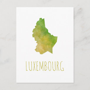 Luxemburg Karta Vykort