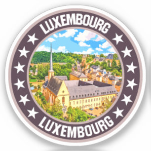 Luxemburg Klistermärken