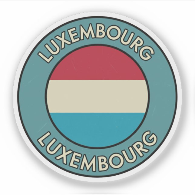 Luxemburg Klistermärken (Framsida)