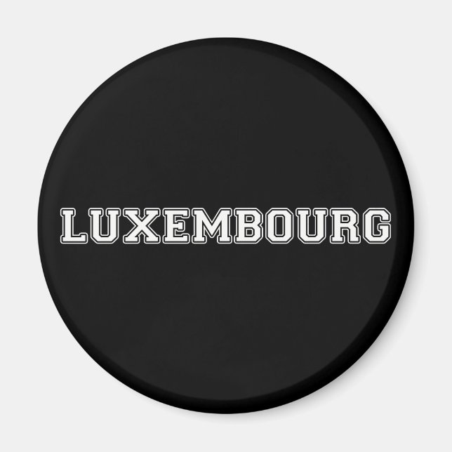 Luxemburg Magnet (Framsidan)