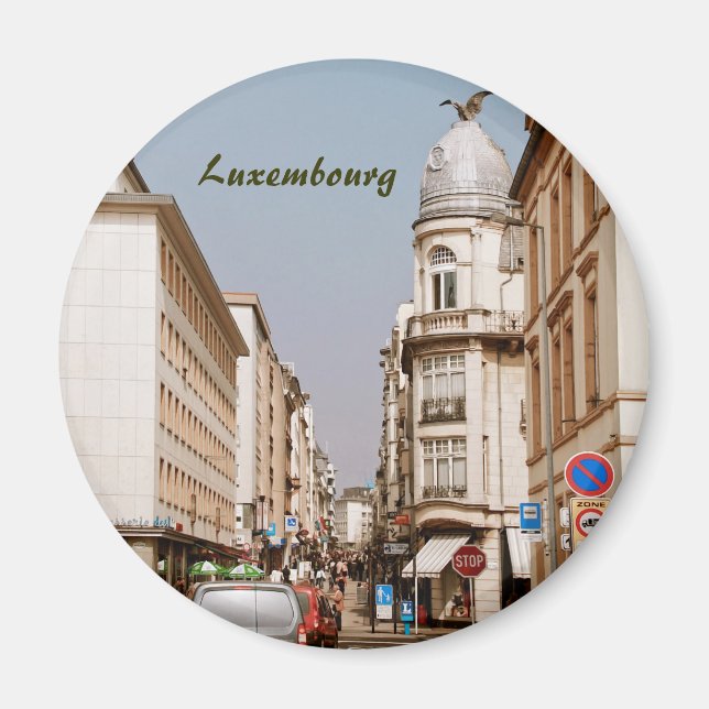 Luxemburg Magnet (Framsidan)