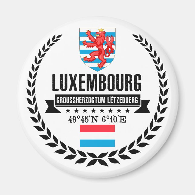 Luxemburg Magnet (Framsidan)