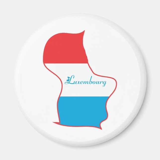 Luxemburg Magnet (Framsidan)