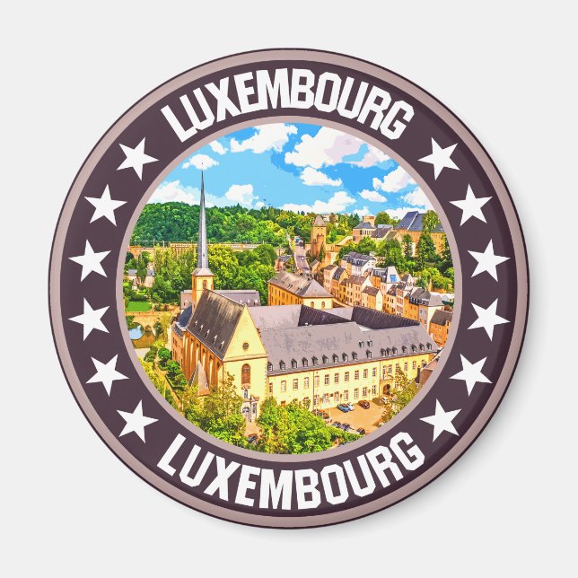 Luxemburg Magnet (Framsidan)
