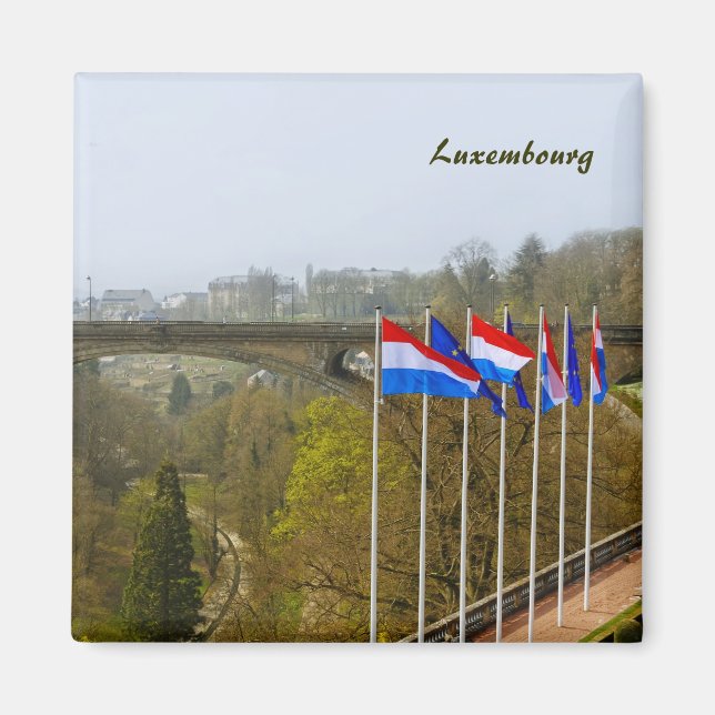Luxemburg Magnet (Framsidan)