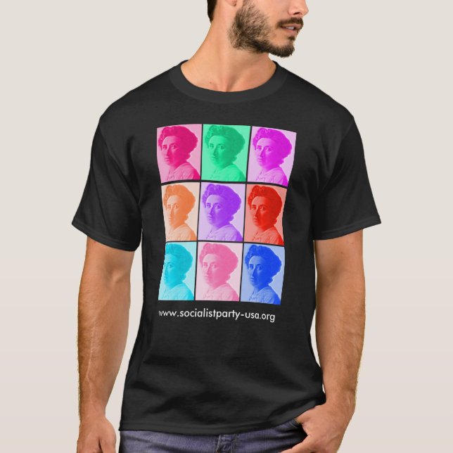 Luxemburg poppar konst tee (Framsida)