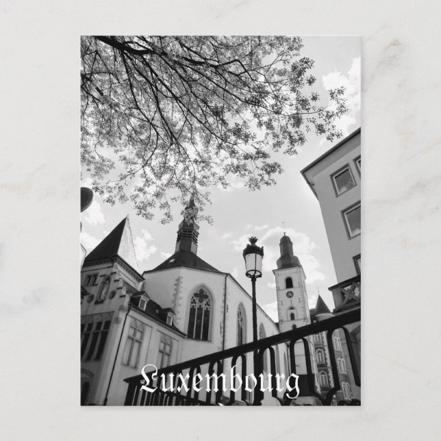 Luxemburg stad vykort (Framsida)