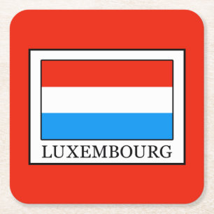 Luxemburg Underlägg Papper Kvadrat
