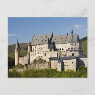 Luxemburg, Vianden. Vianden Chateau (b) 15:e Vykort