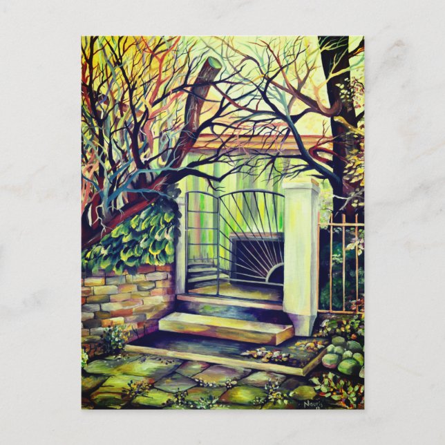 Luxemburg - Vintage Bohemian Painting Vykort (Framsida)