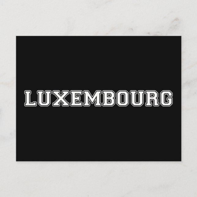 Luxemburg Vykort (Framsida)